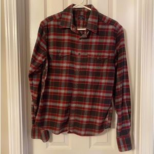 UNTUCKit Red Plaid Flannel Shirt - Size Small Slim